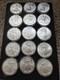 2013 Dollars En Argent Américains Eagle, Liberté Marchante Dans Capsule 1 Oz (lot De 15)