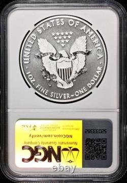 2013-W Aigle Américain Argenté $1 NGC SP70 Finition Améliorée Étiquette Brune STOCK