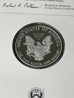 2013 W Preuve Aigle d'argent Félicitations Set dans l'emballage d'origine de la Monnaie