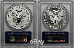 2013-w Silver Eagle Set Pr 70 + Inverse Ms 70 Pcgs West Point Mint First Strike