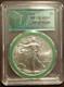 2014 Aigle Argent&eacute; Am&eacute;ricain 1 $ Pcgs Ms69 &Eacute;tiquette Verte Provenant D&rsquo;une Bo&icirc;te Scell&eacute;e De La Monnaie Am&eacute;ricaine