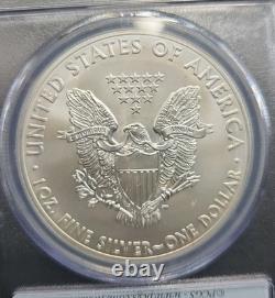 2014 Aigle d’argent Walking Liberty PCGS MS69 S1$ First Strike Drapeau des États-Unis