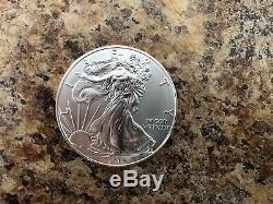 2015 Rouleau De 20 American Silver Eagle (1 $) Bu 1 Oz. Pièces De Monnaie Dans Le Tube De Menthe