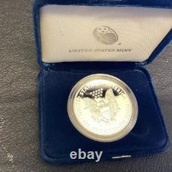 2015 W Aigle d’argent américain Proof Dollar pièce de la Monnaie des États-Unis ASE avec boîte et certificat d’authenticité