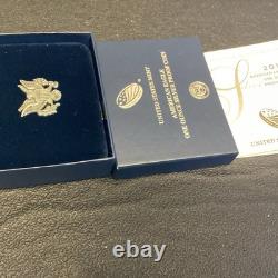 2015 W Aigle d’argent américain Proof Dollar pièce de la Monnaie des États-Unis ASE avec boîte et certificat d’authenticité
