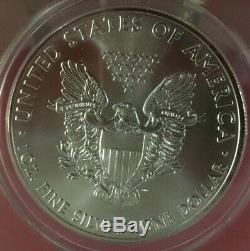 2015-p Américain Silver Eagle Anacs $ 69 Mme Frappèrent Monnaie De Philadelphie Bin Gratuit