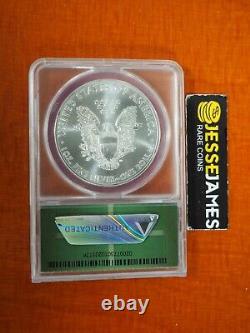 2015 (p) Silver Eagle Anacs Ms69 Struck À La Monnaie De Philadelphie 79,640