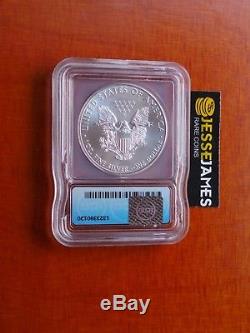 2015 (p) Silver Eagle Icg Ms69'struck À Philadelphia Mint 'tirage 79,640 Clé