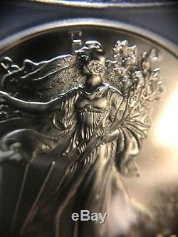 2015 (p) Silver Eagle Icg Ms70 1 Usd Frappé À La Monnaie De Philadelphie 1 Sur Seulement 79 640