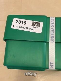 2016 S Silver Eagle Monster Box 500 Oz Ase 30e Anniversaire San Francisco Mint