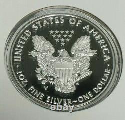 2016 W American Silver Eagle Proof États-unis Mint Congratulations Set