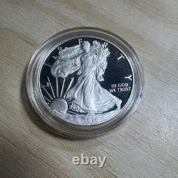 2016-W American Silver Eagle pièce proof 1 oz en argent 999 avec boîte et certificat d’authenticité, 30e anniversaire