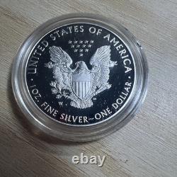 2016-W American Silver Eagle pièce proof 1 oz en argent 999 avec boîte et certificat d’authenticité, 30e anniversaire 2016-W American Silver Eagle pièce proof 1 oz en argent 999 avec boîte et certificat d’authenticité, 30e anniversaire