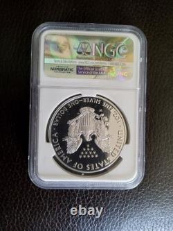 2016-W épreuve 69 Silver Eagle 30e anniversaire à bordure lettrée Ucam