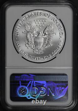 2016-(p) Silver Eagle Struck À Philadelphia Mint Ngc Ms-70 Date Clé