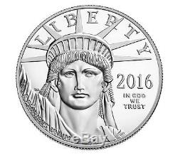 2016-w + 2015-w American Eagle Platinum Coins W Coa Scellé Dans Une Boîte D'expédition Pour La Menthe