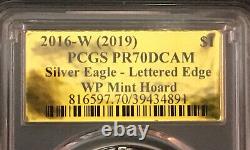 2016-w (2019) $1 Proof Silver Eagle Pcgs Pr70dcam 30e Anniversaire Wp Mint Hoard