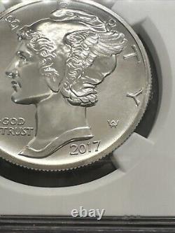 2017 Aigle Américain en Palladium Haute Relief NGC MS 69 RARE ERREUR DE MINT ÉTIQUETTE JEPSON