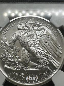 2017 Aigle Américain en Palladium Haute Relief NGC MS 69 RARE ERREUR DE MINT ÉTIQUETTE JEPSON