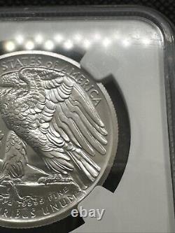 2017 Aigle Américain en Palladium Haute Relief NGC MS 69 RARE ERREUR DE MINT ÉTIQUETTE JEPSON