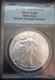 2017 American $1 Silver Eagle Anacs Erreur De Monnaie Frappée à Travers De Graisse Rare