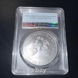2017 PCGS MS70 American Silver Eagle First Strike classé et expédition rapide