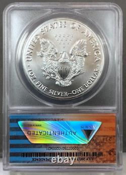 2017 P S W American Silver Eagle ANACS MS69 Ensemble de 3 Pièces en État de Frappe Étiquettes de Juillet