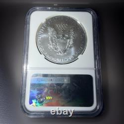 2017 Silver Eagle NGC MS 69 Premières émissions, état impeccable, sans taches