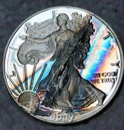 2017 W Aigle d'Argent 2020 Trésor de West Point PF70 Magnifique Patine BU NGC Slab Cassé