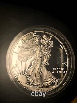 2017-s Félicitations Monnaie Américaine Argent American Eagle Preuve Pièce Low Mintage