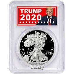 2017-w (2020) Preuve 1 $ Américain Silver Eagle Pcgs Pr70dcam Us Mint Spéciale Issu