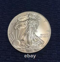 2018 American Silver Eagle 1 Oz $1 1 Roll Twenty 20 Bu Coins In Mint Tube
