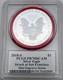 2018-s Aigle D&rsquo;argent Pcgs Pr70 Dcam S&eacute;rie Graveur De La Monnaie &Eacute;tiquette Mercati Flag