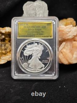 2019 Aigle d’argent W PPCGS-PR70 DCAM Série de félicitations Premier jour