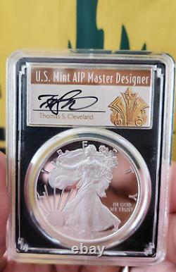 2019-W PCGS PR70DCAM Aigle en Argent Première Journée d'Émission Philadelphie