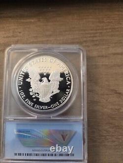 2019 W Preuve Argent Aigle Anacs Pr70 Dcam Ensemble Félicitations du Jour Un 009 de 100
