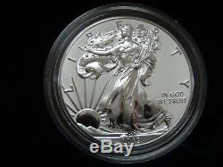 2019 W U. S. Monnaie Améliorée Inverse Épreuve Pride Of Nations Silver Eagle Point # 53