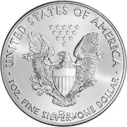 2020 1 Oz Américaine Silver Eagle Coin Brillant Uncirculated Lot De 10