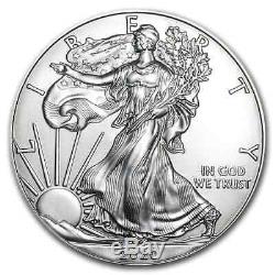 2020 1 Oz Silver Eagles Américains 500 Coin Scellé Monstre Boîte Us Mint