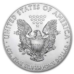 2020 Aigles américains en argent d'une once (Tube MintDirect de 20 pièces) SKU#196104