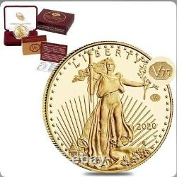 2020 American Gold Eagle V75 End Of Ww2 75th Anniv Coin Confirmed Mint Order