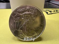 2020 American Silver Eagle 1 oz $1 1 Roulé de Vingt 20 Pièces BU dans Tube de Frappe