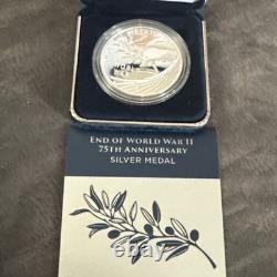 2020 Fin de la Seconde Guerre mondiale 75e anniversaire Aigle en argent américain