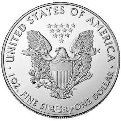 2020 Us Silver Eagle 1 Oz Coin Lot De 100