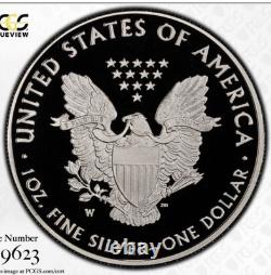 2020-W 1 $ American Silver Eagle PR70DCAM PCGS. Belle pièce. TrueView