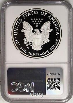 2020 W 1 $ Argent Aigle Fin de la Seconde Guerre mondiale V75 Privy NGC PF69 Ultra Cameo Étiquette Jour V