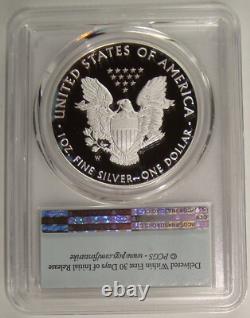 2020-W 1 $ pièce d'argent Eagle V75 marque privative, fin de la Seconde Guerre mondiale PCGS PR69DCAM première frappe