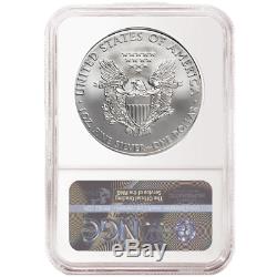 2020 (p) 1 $ Américain Silver Eagle Ngc Ms70 Er Production D'urgence Phila Monnaie