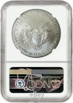 2020 (p) 1 $ Argent American Eagle Mint Erreur Faiblement Frappé Ngc Ms69 Philadelphie