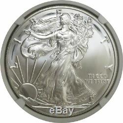 2020 (p) 1 $ Argent American Eagle Mint Erreur Faiblement Frappé Ngc Ms69 Philadelphie